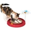 Offres ❤️ Bosch CAT IT Cuircuit 3 en 1 avec balle et planche a griffer - Ã˜ 36 cm - Rouge - Pour chat 💯