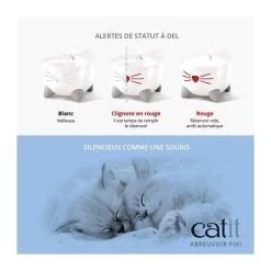 Offres ⭐ CAT IT Fontaine a eau automatique pour chat - 2,5 L - Rose 🛒 -Promos Chat Boutique 0022517437162 5