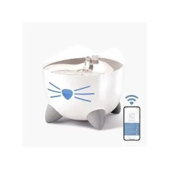 Offres 🛒 CAT IT Fontaine a eau connecté pour chat - 2L (Acier inox, stérilisation UVC et application) ⌛