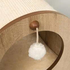 Remise ✨ VESPER Meuble a griffer Minou - 36 x 36,5 x 40,5 cm - Marron clair - Pour chat ✔️ -Promos Chat Boutique 0022517521014 6