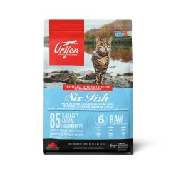 Bon marché ⭐ Croquettes Six Fish pour Chat Orijen 🔥