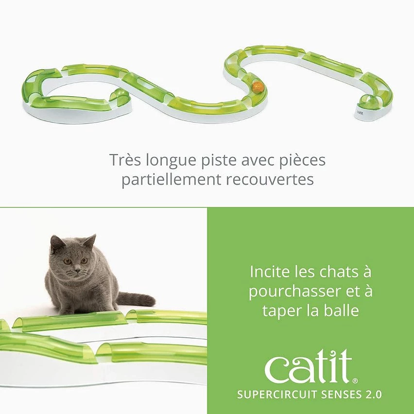 De gros 😀 Catit - Sense Super Circuit Vague pour chat ❤️ 5 De gros 😀 Catit - Sense Super Circuit Vague pour chat ❤️ – Image 5