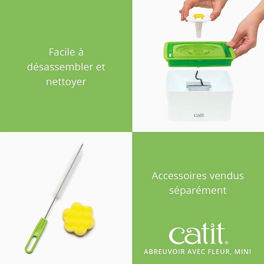 Le moins cher 🌟 catit Mini Fontaine à fleurs 1,5L 🌟 3 Le moins cher 🌟 catit Mini Fontaine à fleurs 1,5L 🌟 – Image 3