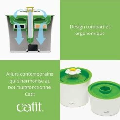 Acheter 🔔 Catit Fontaine à fleurs Vert 3L 🌟 11 Acheter 🔔 Catit Fontaine à fleurs Vert 3L 🌟 -Promos Chat Boutique 022517437421 5