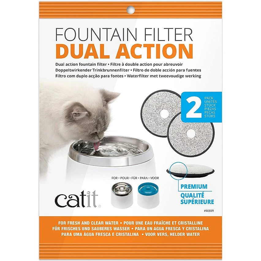 Grosses soldes ✨ Catit Cat it Recharge de Fontaine pour Chat 2 Pièce ❤️ 1 Grosses soldes ✨ Catit Cat it Recharge de Fontaine pour Chat 2 Pièce ❤️