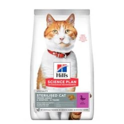 Acheter 😀 Hill's Science Plan - Croquette pour Chat Sterilised - Young Adult - Canard ⌛