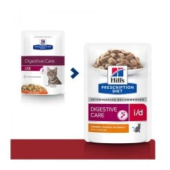 Offres 🎁 HILL'S Prescription Diet - Sachets I/D Digestive pour Chat Poulet 12x85g 🤩 -Promos Chat Boutique 0527420407450 2
