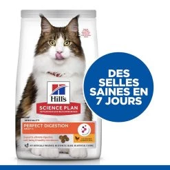 Vente flash 🌟 Hill's Science Plan - Croquette Perfect Digestion pour chat adulte - Au poulet et riz complet ❤️ -Promos Chat Boutique 052742043234 3
