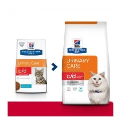 Nouveau ⭐ Hill's Prescription Diet Croquette Chat Adulte C/D Urinary Stress Multicare Poisson 💯 -Promos Chat Boutique 0527420503620 2