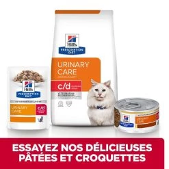Nouveau ⭐ Hill's Prescription Diet Croquette Chat Adulte C/D Urinary Stress Multicare Poisson 💯 -Promos Chat Boutique 0527420503620 6