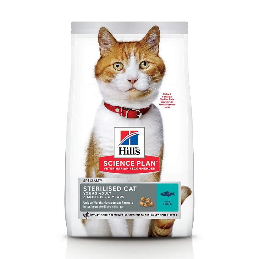 Bon marché 😉 Hill's Science Plan - Croquette pour Chat Sterilised -Young Adult - Thon 🔥 1 Bon marché 😉 Hill's Science Plan - Croquette pour Chat Sterilised -Young Adult - Thon 🔥