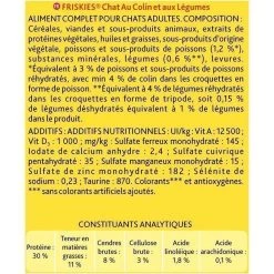 Nouveau 🧨 Purina Friskies FRISKIES Croquettes - Au colin et aux légumes - Pour chat adulte - 4 kg 🛒 8 Nouveau 🧨 Purina Friskies FRISKIES Croquettes - Au colin et aux légumes - Pour chat adulte - 4 kg 🛒 -Promos Chat Boutique 3010470181953 4