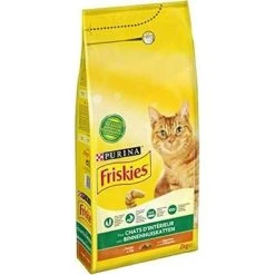 Acheter 😉 Purina Friskies Croquette FRISKIES pour Chats d'Intérieur - au Poulet et à la Dinde avec des Légumes 2kg 👏