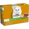 Promo 🧨 Secret de Gourmet Gourmet Terrines aux légumes pour chat adulte : Poulet, Bœuf, Canard, Thon, légumes 12x85- Pack de 8 🔔