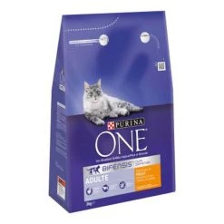 De gros ⌛ Croquettes PURINA ONE Adulte au Poulet et Céréales Complètes - 3KG 👍