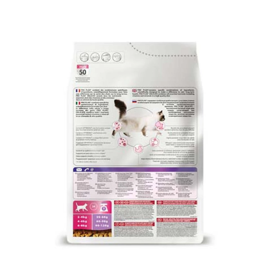 Bon marché 🌟 Purina Croquettes Pro Plan Chat Délicate Dinde 3 kg ✨ 3 Bon marché 🌟 Purina Croquettes Pro Plan Chat Délicate Dinde 3 kg ✨ – Image 3