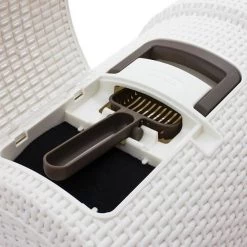 Bon marché 🌟 CURVER Maison de toilette - Blanc ivoire - Pour chat 😉 -Promos Chat Boutique 3253920615015 4