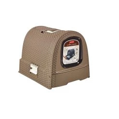 Le moins cher 👏 CURVER Maison de toilettes pour chat moka 💯