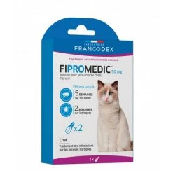 Acheter 🔔 Francodex 2 pipettes de 0.5 ml Fipromedic 50 mg pour chats antiparasitaire ✨ -Promos Chat Boutique 3283021703564 4