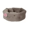 Promo 💯 Corbeille Chambord ZOLUX pour chat - Velours Chesterfield - Diamètre 41cm - Taupe - 500242 ⌛