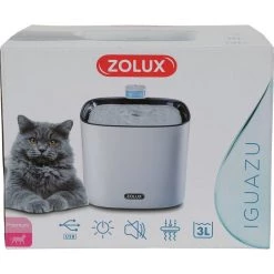 Le moins cher 🎁 Zolux Fontaine silencieuse IGUAZU. 3 litres. pour chats et petits chiens. port USB. 🎁 -Promos Chat Boutique 3336025743484 3