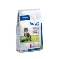 Remise 😍 Virbac Duowin VIRBAC Veterinary - Croquette HPM pour chat Adult Neutered - Saumon 👍