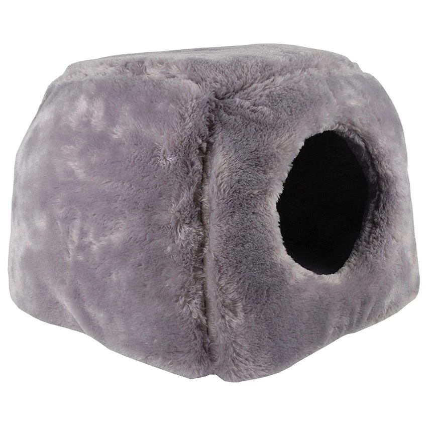 Promo 🎁 Cat's Fashion Igloo Pour Chat Pelty Couleur : Gris 🥰 1 Promo 🎁 Cat's Fashion Igloo Pour Chat Pelty Couleur : Gris 🥰