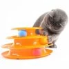 De gros 🥰 Wewoo Jouet pour Animaux Orange chats Balls Tracks Tour interactif de 3 couches de jouets ⌛