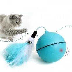 Acheter 🎁 Wewoo Jouet pour drôle de chat de boule d'instantané LED rechargeable par USB bleu 🌟