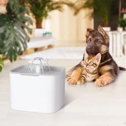 Meilleure vente ⌛ IDMARKET Fontaine à eau 2L pour chien et chat distributeur automatique ✔️ -Promos Chat Boutique 3662897031443 5