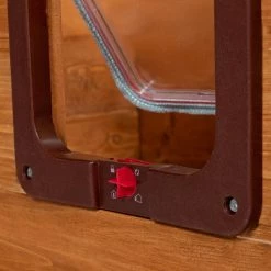 Le moins cher 🔥 IDMARKET Niche autochauffante en bois pour chat avec porte et fenêtre 😍 -Promos Chat Boutique 3662897034772 5