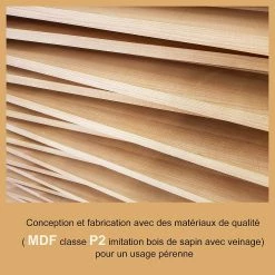 Meilleure vente 😉 Pawhut Arbre à chats design contemporain griffoir grattoir sisal naturel niche plate-forme jeu boule suspendue 50L x 40l x 91H cm MDF hêtre 🧨 -Promos Chat Boutique 3662970060070 7