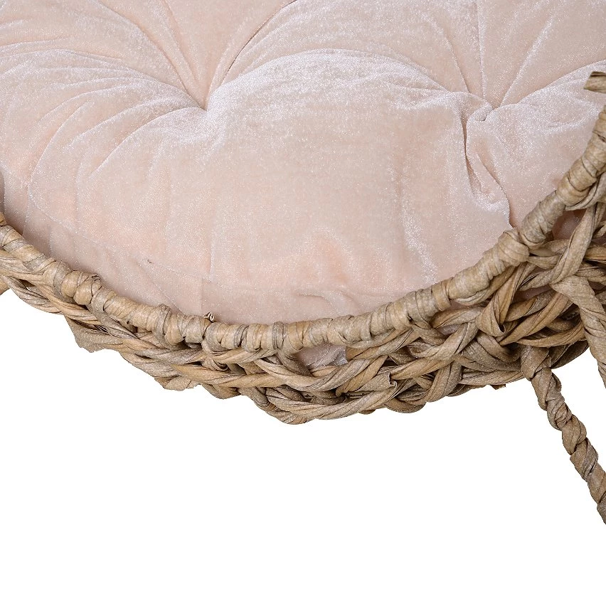 Meilleur prix 🌟 PawHut Panier chat lit chat cosy grand confort dim. Ø 52 x 58H cm coussin moelleux inclus résine tressée imitation rotin beige 🎁 5 Meilleur prix 🌟 PawHut Panier chat lit chat cosy grand confort dim. Ø 52 x 58H cm coussin moelleux inclus résine tressée imitation rotin beige 🎁 – Image 5