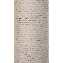 Le moins cher 😀 Pawhut Arbre à chat 3 griffoirs grattoirs sisal naturel plateforme hamac et boule suspendue dim. 50L x 36l x 70H cm peluche haute densité 220 g/m² gris ✨ -Promos Chat Boutique 3662970066720 7