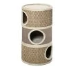 Les meilleures critiques de ❤️ Pawhut Arbre à chat cylindrique - tour à griffer pour chat - arbre à chat tour - Tonneau griffoir - 3 niches + plateforme - sisal corde d'algues beige 🤩