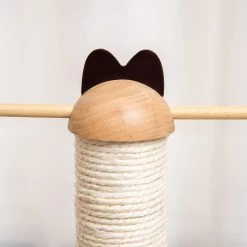 Les meilleures critiques de 🔔 PawHut Poteau à griffer pour chat - poteau à chat en sisal avec jeu 2 boules et 2 plumes suspendues rotatives MDF aspect bois 🔥 -Promos Chat Boutique 3662970096055 7