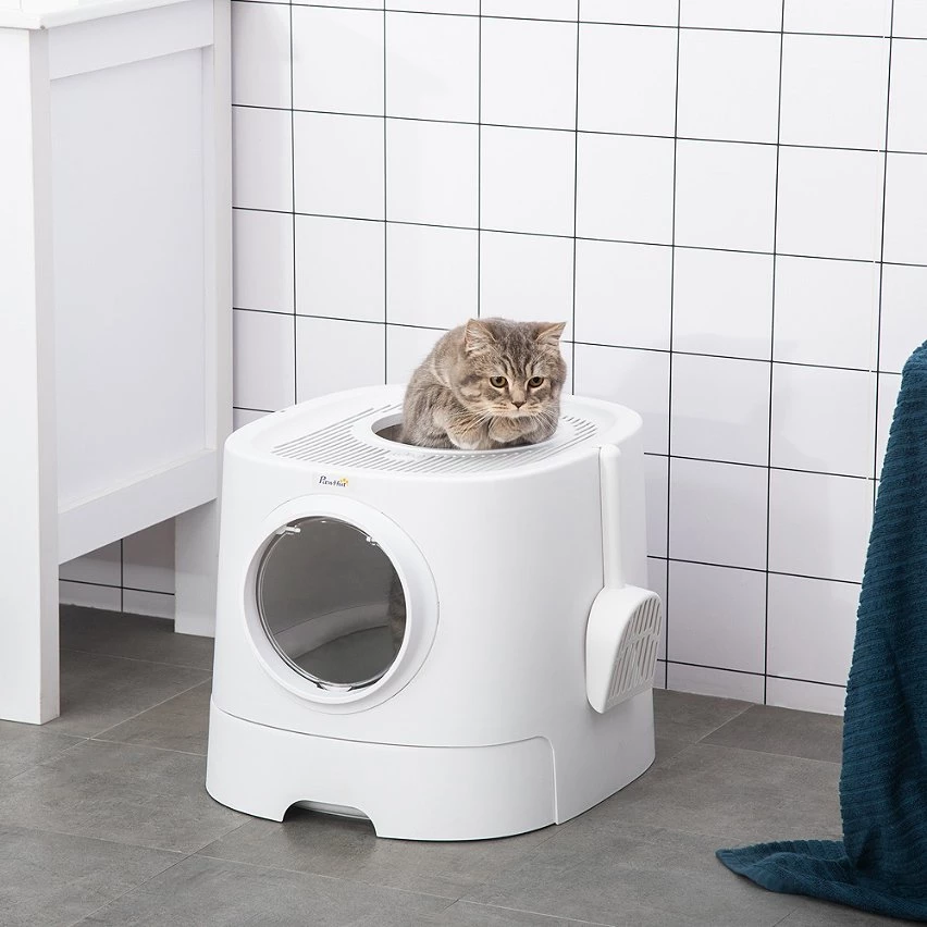 Les meilleures critiques de ⭐ Pawhut Maison de toilette litière pour chat double porte battante et supérieure - pelle fournie - PE blanc 👍 2 Les meilleures critiques de ⭐ Pawhut Maison de toilette litière pour chat double porte battante et supérieure - pelle fournie - PE blanc 👍 – Image 2