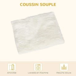 De gros 🎁 Pawhut Maison pour chat design hexagonal - niche chat panier chat - coussin fourrure amovible, grattoir jute naturelle - contreplaqué aspect bois clair 💯 10 De gros 🎁 Pawhut Maison pour chat design hexagonal - niche chat panier chat - coussin fourrure amovible, grattoir jute naturelle - contreplaqué aspect bois clair 💯 -Promos Chat Boutique 3662970113196 4