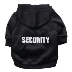 Remise ❤️ Totalcadeau Sweat déguisement pour animal de compagnie Security chien et chat 🔔