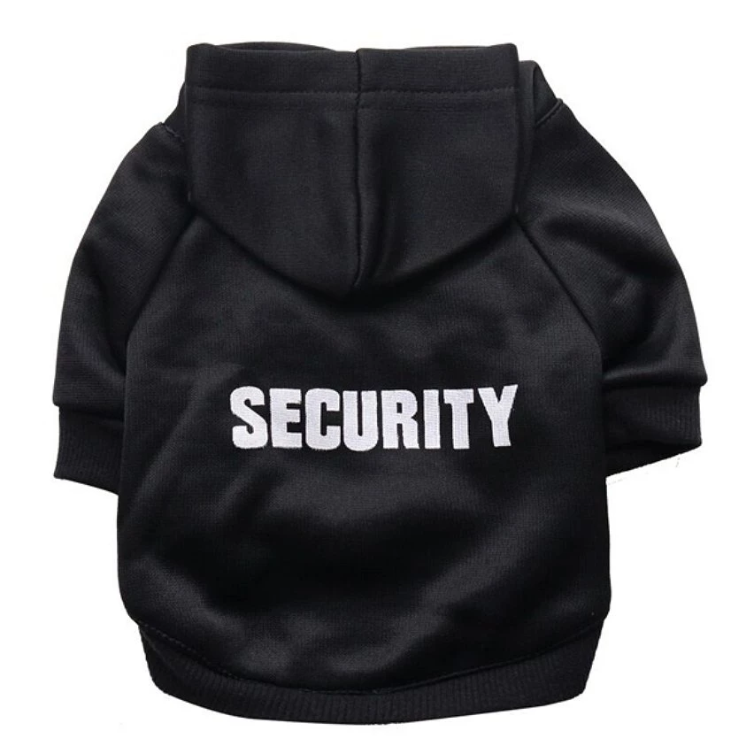 Remise ❤️ Totalcadeau Sweat déguisement pour animal de compagnie Security chien et chat 🔔 1 Remise ❤️ Totalcadeau Sweat déguisement pour animal de compagnie Security chien et chat 🔔