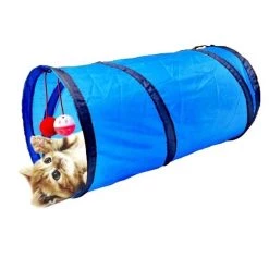 Grosses soldes ⌛ Totalcadeau Tunnel pour animal de compagnie avec grelot et balle chient et chat bleu 🎉 5 Grosses soldes ⌛ Totalcadeau Tunnel pour animal de compagnie avec grelot et balle chient et chat bleu 🎉 -Promos Chat Boutique 3664996338980 3