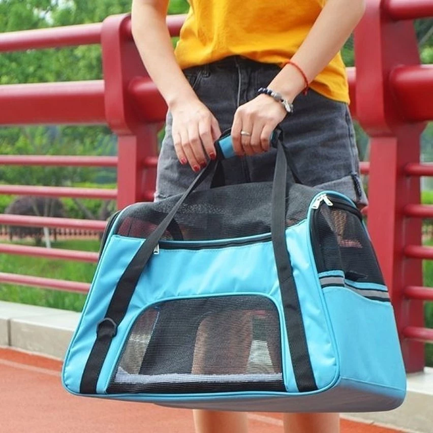 Nouveau 🎁 Totalcadeau Sac de Transport pour animal de compagnie chien et chat déguisement bleu 🥰 4 Nouveau 🎁 Totalcadeau Sac de Transport pour animal de compagnie chien et chat déguisement bleu 🥰 – Image 4