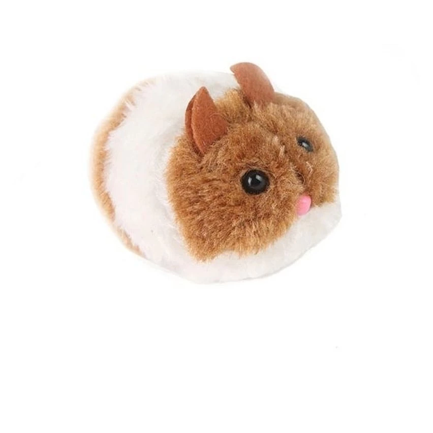 Budget ⭐ Totalcadeau Hamster vibrant jouet pour chat fonctionnant sans pile marron 💯 1 Budget ⭐ Totalcadeau Hamster vibrant jouet pour chat fonctionnant sans pile marron 💯