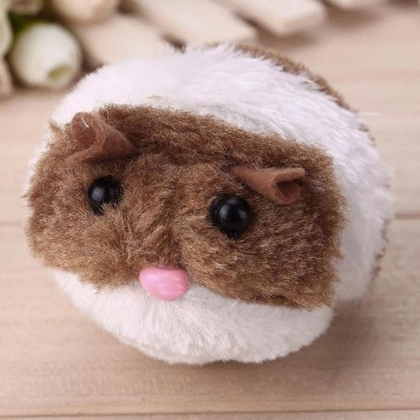Budget ⭐ Totalcadeau Hamster vibrant jouet pour chat fonctionnant sans pile marron 💯 2 Budget ⭐ Totalcadeau Hamster vibrant jouet pour chat fonctionnant sans pile marron 💯 – Image 2