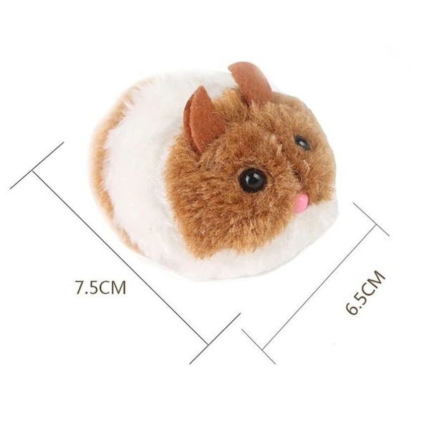 Budget ⭐ Totalcadeau Hamster vibrant jouet pour chat fonctionnant sans pile marron 💯 4 Budget ⭐ Totalcadeau Hamster vibrant jouet pour chat fonctionnant sans pile marron 💯 – Image 4