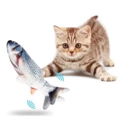 Bon marché 🧨 SHOP-STORY - FLIPPITYFISH : Jouet Poisson Interactif et Dansant Inédit pour Chat 🧨