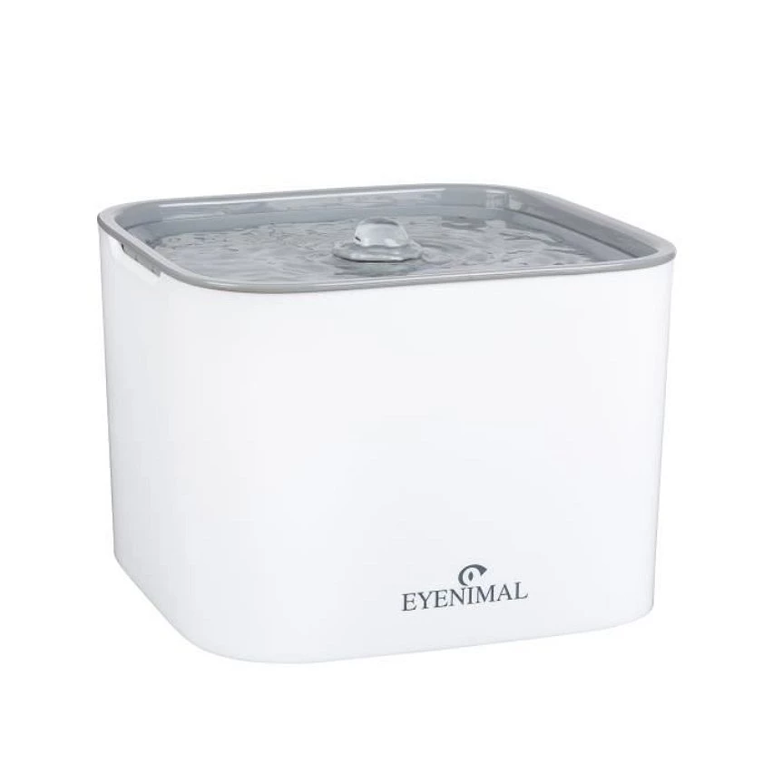 Remise 👍 Num'axes Fontaine a eau BLOOM - Contenance 2 litres - Blanc et gris - Pour chat 🧨 2 Remise 👍 Num'axes Fontaine a eau BLOOM - Contenance 2 litres - Blanc et gris - Pour chat 🧨 – Image 2