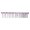 Coupon 👏 Ideal 🦮 Dog Peigne en acier fantaisie 16cm Couleur : Violet 👍