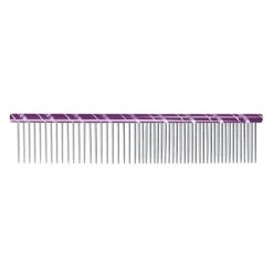 Coupon 👏 Ideal 🦮 Dog Peigne en acier fantaisie 16cm Couleur : Violet 👍