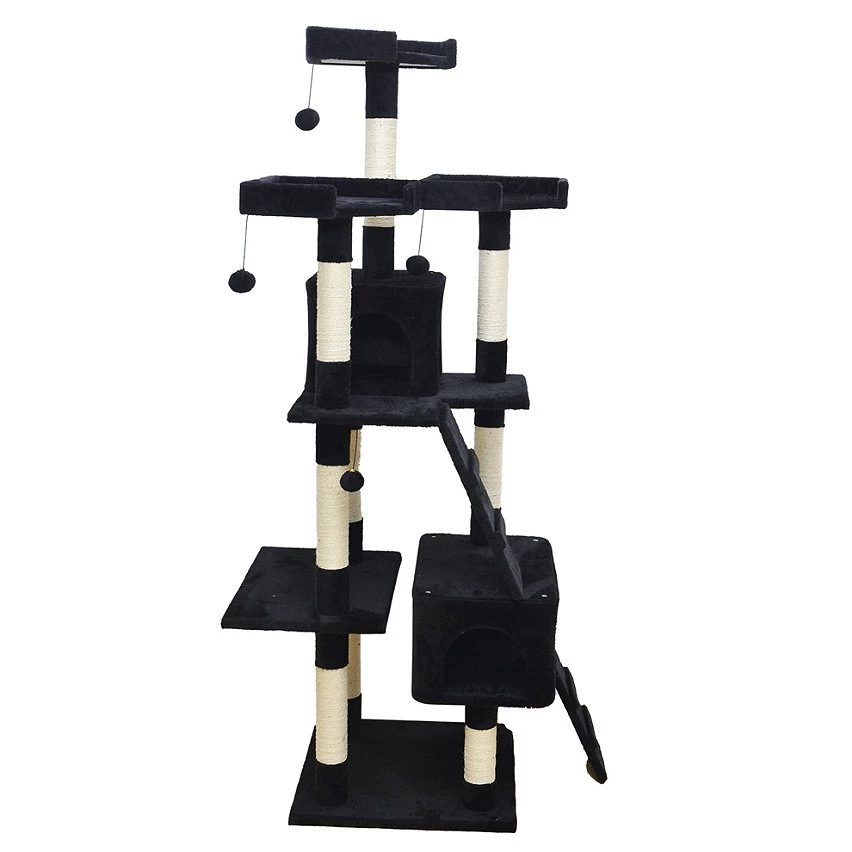 Coupon ⌛ Oh My Cat Arbre à chat Palerme Noir 👏 1 Coupon ⌛ Oh My Cat Arbre à chat Palerme Noir 👏